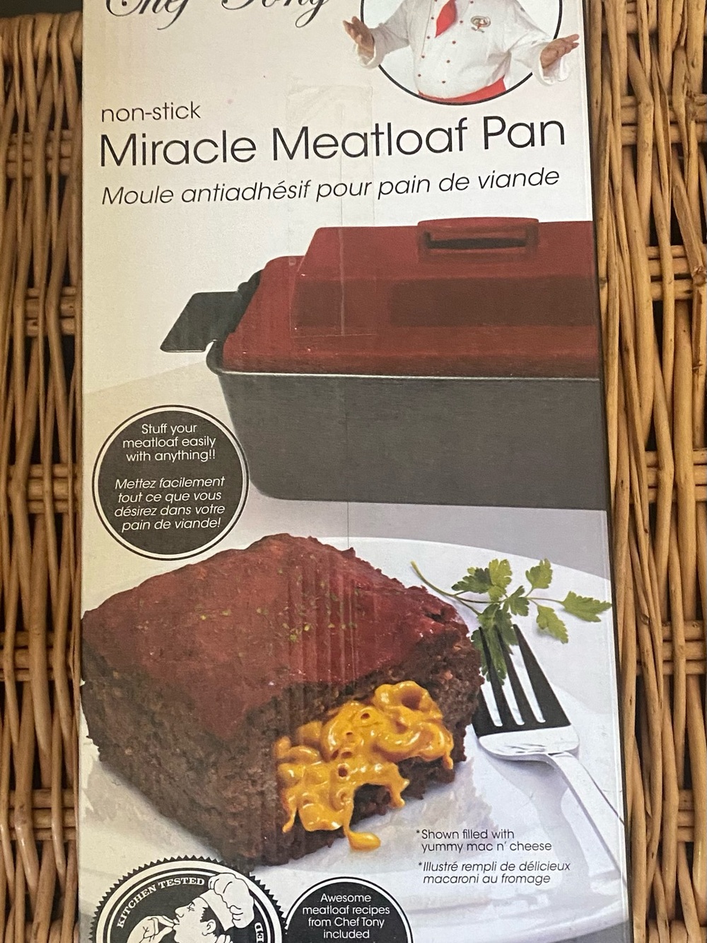 Miracle Meatloaf Pan with Red Lid by